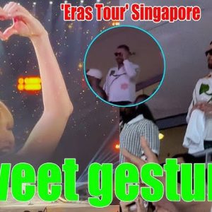 OMG! Taylor Swift have a SWEET gesture to Travis Kelce night 6 'Eras Tour' in Singapore