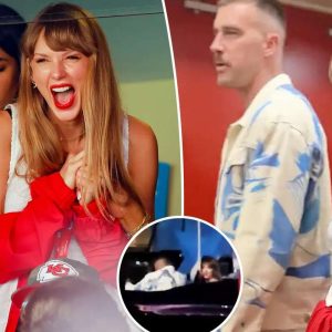 News: Taylor Swift HOLDS hands with Travis Kelce before boarding a private PLANE to leave Singapore