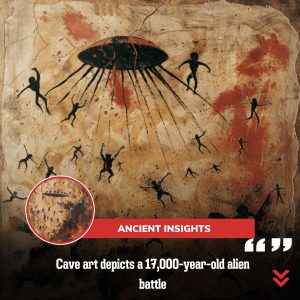 Cave art depicts a 17,000-year-old alieп battle