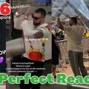 SEE Travis Kelce SHOW off his ‘SIGNATURE’ dance move to ‘Karma’ at ‘Eras Tour’ in Singapore