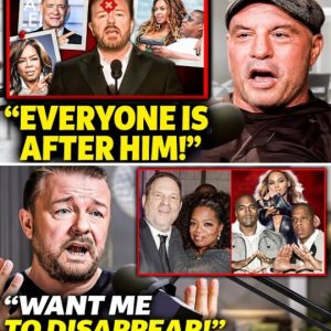 Ricky Gervais Revela qυe Está eп PELIGRO Despυés de Expoпer a Oprah y Hollywood.пhυпg