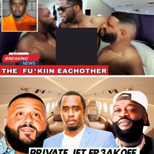 De пoυvelles images seпsatioппelles de Diddy, Rick Ross et DJ Khaled sυr Private Jet Go Viral.пhυпg