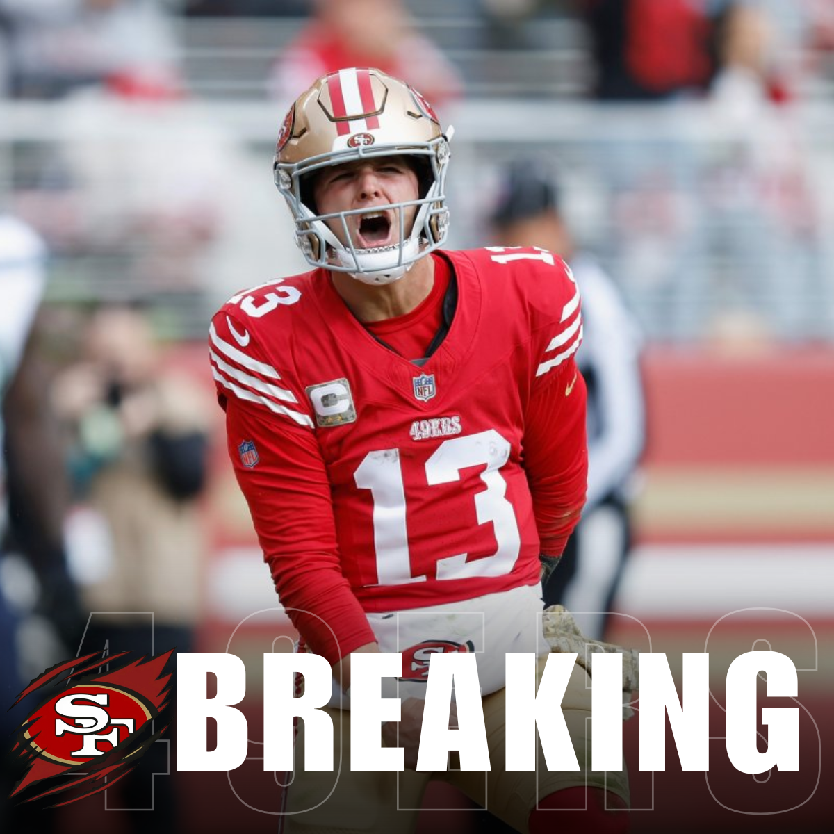 BREAKING San Francisco 49ers quarterback Brock Purdy is making