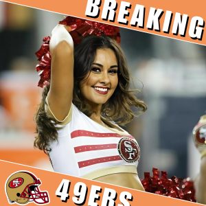 BREAKING NEWS: A Cheerleader of San Francisco 49ers cheerleader stunned the NFL by claiming she’d ‘Go Nude’ if San Francisco 49ers beat Miami Dolphins this weekend, leaving fans in a frenzy…H