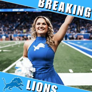 BREAKING NEWS: A Cheerleader of DETROIT LIONS cheerleader stunned the NFL by claiming she’d ‘Go Nude’ if DETROIT LIONS beat Chicago Bears this tomorrow, leaving fans in a frenzy…H