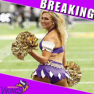 BREAKING NEWS: A Cheerleader of Minnesota Vikings cheerleader stunned the NFL by claiming she’d ‘Go Nude’ if Minnesota Vikings beat Seattle Seahawks this weekend, leaving fans in a frenzy… H