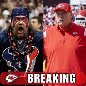 BREAKING NEWS: Houston Texans fans have sent a message to Coach Andy Reid after finding evidence of referee bribery during the Houston Texans vs. Kansas City Chiefs game. "We demand the NFL strip the Chiefs of their Super Bowl victories from the past two years." The NFL's statement left everyone stunned... H