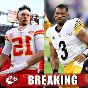 BREAKING NEWS: Pittsburgh Steelers quarterback Russell Wilson stunned everyone by sending a quick "threatening" three-word message to quarterback Patrick Mahomes before the upcoming game, causing both Patrick Mahomes and the Chiefs fan community to feel anxious and lose sleep. H