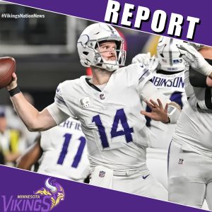 REPORT: How the Vikings re-signing QB Sam Darnold would impact the salary cap and impact building a Super Bowl roster. H