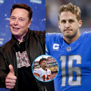 BREAKING NEWS: Elon Musk rates Jared Goff as "half of Patrick Mahomes, can't have such a high salary". Jared Goff's reaction surprised fans... H