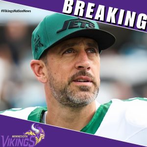 BREAKING NEWS: Aaron Rodgers Set to Leave Jets and Join Vikings in Blockbuster Move. H