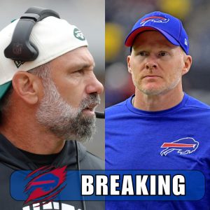 BREAKING NEWS: New York Jets head coach Jeff Ulbrich sent a provocative 5-word message, claiming Buffalo Bills' recent victories were due to luck and weak opponents. Ulbrich confidently stated he will end their undefeated streak, prompting a response from Bills' head coach Sean McDermott. H