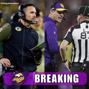 BREAKING: Matt LaFleur has requested NFL officials to change the referees for the upcoming Green Bay Packers vs Minnesota Vikings game after discovering that one of the referees received a special valuable item from head coach Kevin O'Connell. H