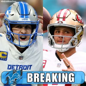 BREAKING NEWS: San Francisco 49ers quarterback Brock Purdy stunned everyone by sending a quick "threatening" three-word message to quarterback Jared Goff before the upcoming game, causing both Jared Goff and the Lions fan community to feel anxious and lose sleep. H