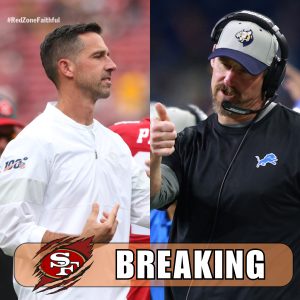 BREAKING NEWS: Kyle Shanahan has requested NFL officials to change the referees for the upcoming San Francisco 49ers vs Detroit Lions game after discovering that one of the referees received a special valuable item from head coach Dan Campbell. H