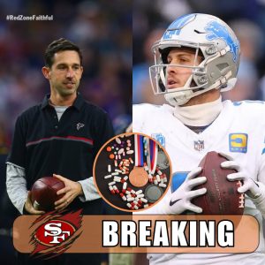 BREAKING NEWS: San Francisco 49ers Head Coach Kyle Shanahan has asked the NFL organization to conduct a d0ping test on Jared Goff, suspecting that Coach Dan Campbell is using all necessary measures to ensure victory. H