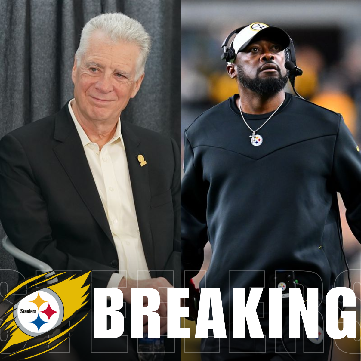 Pittsburgh Steelers president Art Rooney II awarded head coach Mike