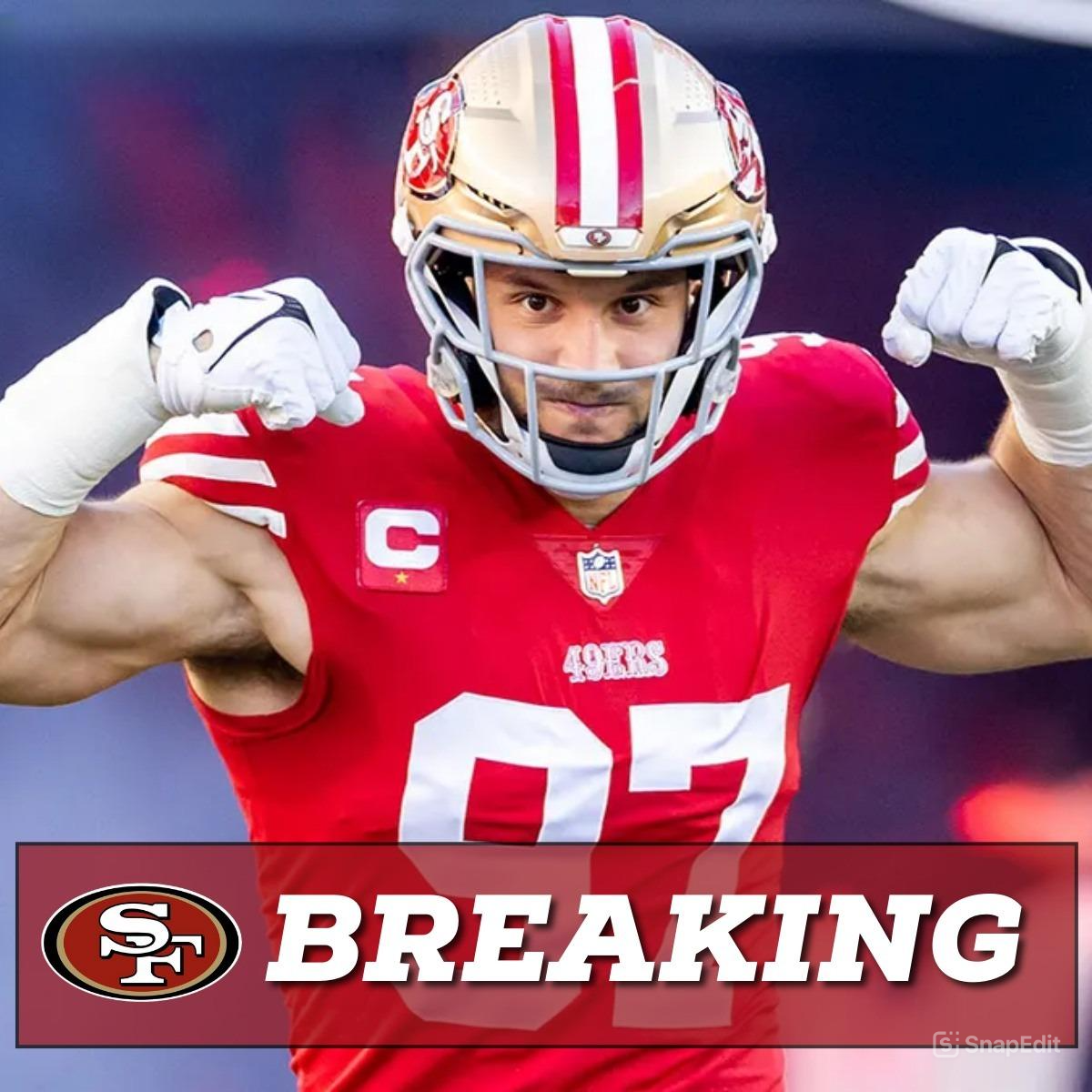 BREAKING Bosa expresses desires for 49ers' 2025 defensive personnel