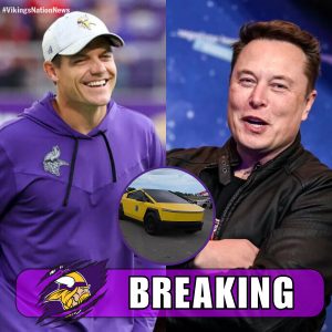 BREAKING NEWS: Keeping his promise, billionaire Elon Musk gave head coach Kevin O'Connell $500,000 and a Cybertruck after the win with the Green Bay Packers. H