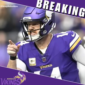 Vikings QB Sam Darnold Makes History with Unmatched Feat Against the Packers. H