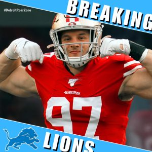 Nick Bosa gushes about Detroit Lions, sparking 49ers trade rumors. H