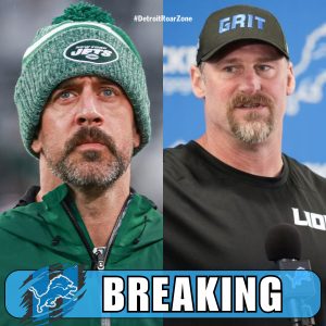 BREAKING NEWS: HC Dan Campbell confirms Aaron Rodgers will leave the Jets and join the Lions in the coming days. H