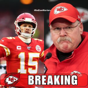 BREAKING NEWS: Head coach Andy Reid reveals sad news about QB Patrick Mahomes's future "Can't keep him here forever". Fans immediately realized the surprise... H