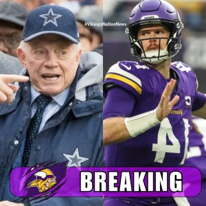 BREAKING: With his recent excellent performances, Dallas Cowboys President Jerry Jones shocked everyone when he announced that he would acquire Sam Darnold in the 2025 NFL Draft with a record-breaking offer and here is Sam Darnold 's response that surprised everyone... H