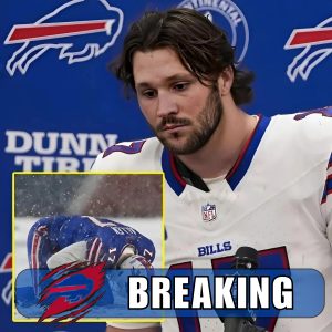 BREAKING NEWS: Josh Allen kneels down to apologize to the audience for not being able to beat the New England Patriots. H