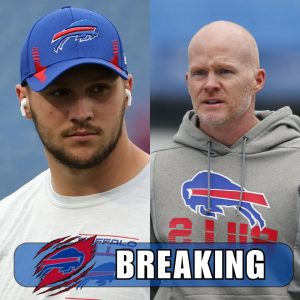 BREAKING NEWS: QB Josh Allen recently made a shocking statement to the Bills fan community: "I will not play any game if Sean Mcdermott is my coach, I am angry that he did not let me play in the game against the New England Patriots"... HTX