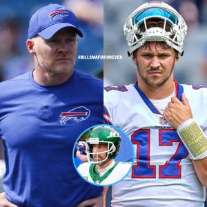 BREAKING NEWS: Following Sean Mcdermott's announcement that QB Aaron Rodgers will start the upcoming game in place of Josh Allen. Josh Allen has been thinking a lot about the Bills coaches and management... HTX