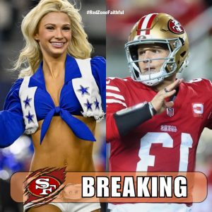 BREAKING: "Kylie Dickson, a member of the Dallas Cowboys cheerleading squad, made a strong impression on fans after sending a flirty three-word message to Brock Purdy of the San Francisco 49ers, and this message is spreading rapidly.". HTX