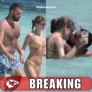 VIDEO: Travis Kelce girlfriend, Taylor Swift, has social media drooling over her image in a tiny, tight pink thong bikini that highlights her curves, showcasing an unusually seductive figure we seemingly haven’t before!.. HTX