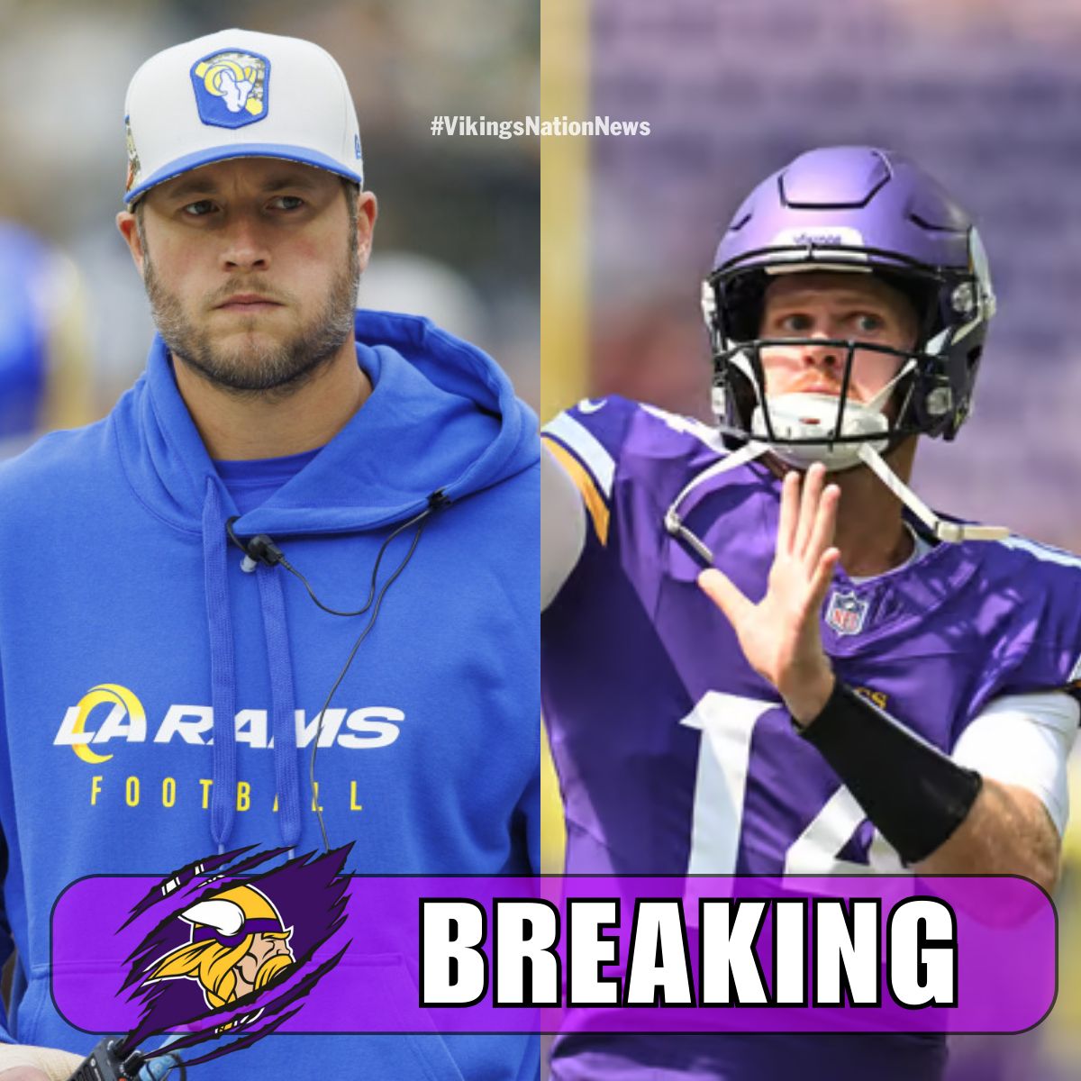 BREAKING NEWS Los Angeles Rams quarterback Matthew Stafford stunned