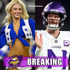 BREAKING: "Dallas Cowboys cheerleader Kylie Dickson has wowed fans after sending a flirty three-word text message to Minnesota Vikings tight end Sam Darnold, and it's going viral." PicassoHTX