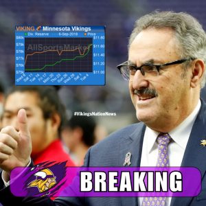 BREAKING: Minnesota Vikings' Zygi Wilf recently posted about selling his stake in the Vikings, hoping to share in the revenue.... PicassoHTX