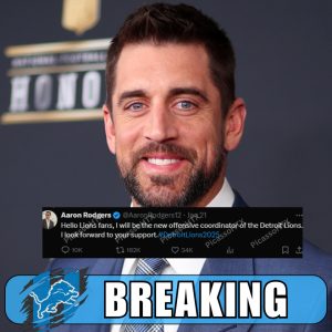 BREAKING NEWS: Aaron Rodgers inexplicably lands with Detroit Lions and will become Lions offensive coordinator in 2025..... PicassoHTX