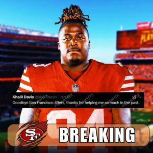 Khalil Davis' 8-word message to the San Francisco 49ers ahead of free agency. PicassoHTX