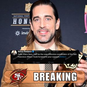 BREAKING NEWS: Aaron Rodgers inexplicably lands with San Francisco 49ers and will become 49ers offensive coordinator in 2025..... PicassoHTX