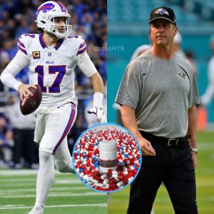 BREAKING: Baltimore Ravens head coach John Harbaugh has asked the NFL to conduct a d0ping test on Josh Allen, suspecting that Coach Sean McDermott is using any means necessary to ensure victory.NFL response..... PicassoHTX