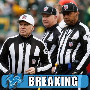 NFL BOMBSHELL: The NFL suddenly fired 3 referees who officiated the game between the Detroit Lions and the Washington Commanders for being involved in the largest bribery scandal in NFL history. Immediately, Detroit Lions fans demanded a replay of the game, and this is the NFL’s response… PicassoHTX