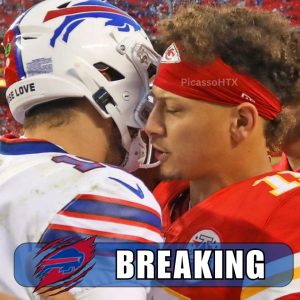 Patrick Mahomes made a goofy post about how he'll only play at 50% against the Buffalo Bills. But Josh Allen's response is the center of attention...... PicassoHTX