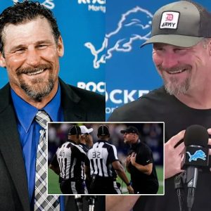 BREAKING NEWS: Dan Campbell HC Detroit Lions is happy to receive information that 3 referees who officiated the match between the Lions and Commanders have been suspended and are under investigation after the referee… PicassoHTX