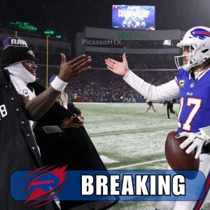 Lamar Jackson sends message to Josh Allen with just "8 words" ahead of AFC finals against Chiefs. HTX