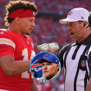 BREAKING NEWS: Head Coach Sean McDermott has released evidence that Patrick Mahomes was involved in bribing referees to gain an advantage. But it was Mahomes' response that caught the attention..... HTX