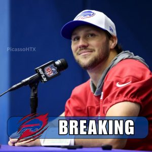 BREAKING: Buffalo Bills quarterback Josh Allen is making headlines as he is expected to sign a 9-year, $846 million contract this offseason with an average annual value of $70 million. Making headlines among NFL fans. HTX