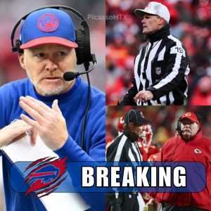 EXPLOSIVE NEWS: Bills Head Coach Sean McDermott sends shockwaves through the NFL, demanding a full investigation into referee bias during the Buffalo Bills vs. Kansas City Chiefs game. What lies behind this bold accusation?. HTX