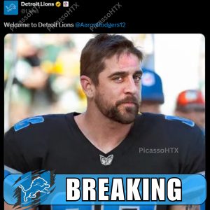 BREAKING NEWS: Detroit Lions' personal page suddenly posted a welcome post for Aaron Rodgers. But the comments on the post were a bit misleading..... HTX