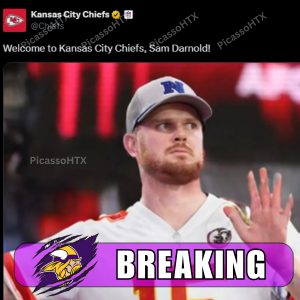 BREAKING NEWS: Sam Darnold officially joins Kansas City Chiefs amid contract controversy with Minnesota Vikings. Sam Darnold's reason makes Vikings fans.... HTX