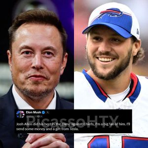 BREAKING NEWS: Elon Musk will give Josh Allen $500,000 for his efforts against the Chiefs and a surprise gift from Tesla.... PicassoHTX